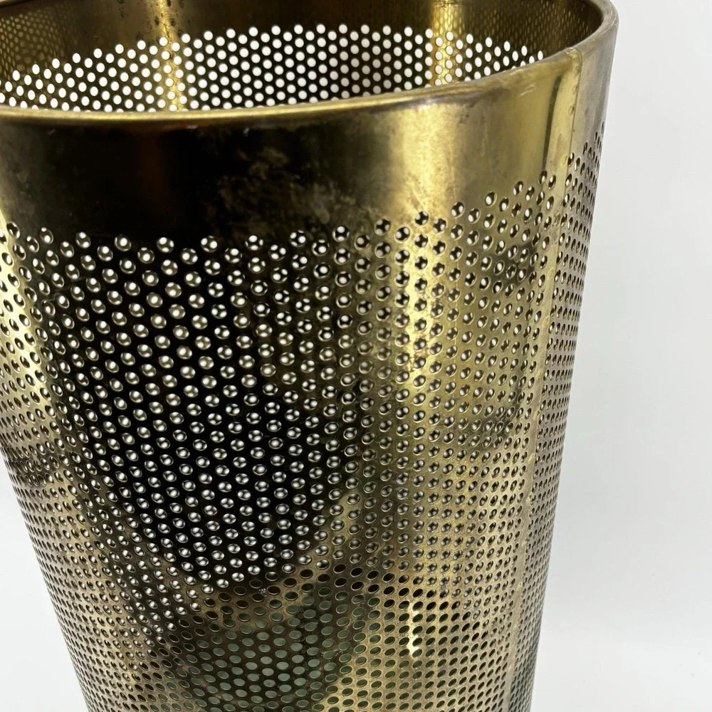 FrontGate Brass Waste Basket Approx 20